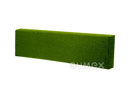Gummi-Einfassung ELASTON-ELTEC, 30mm, Breite 250mm, Länge 1000mm, recyceltter Gummi, grün, 